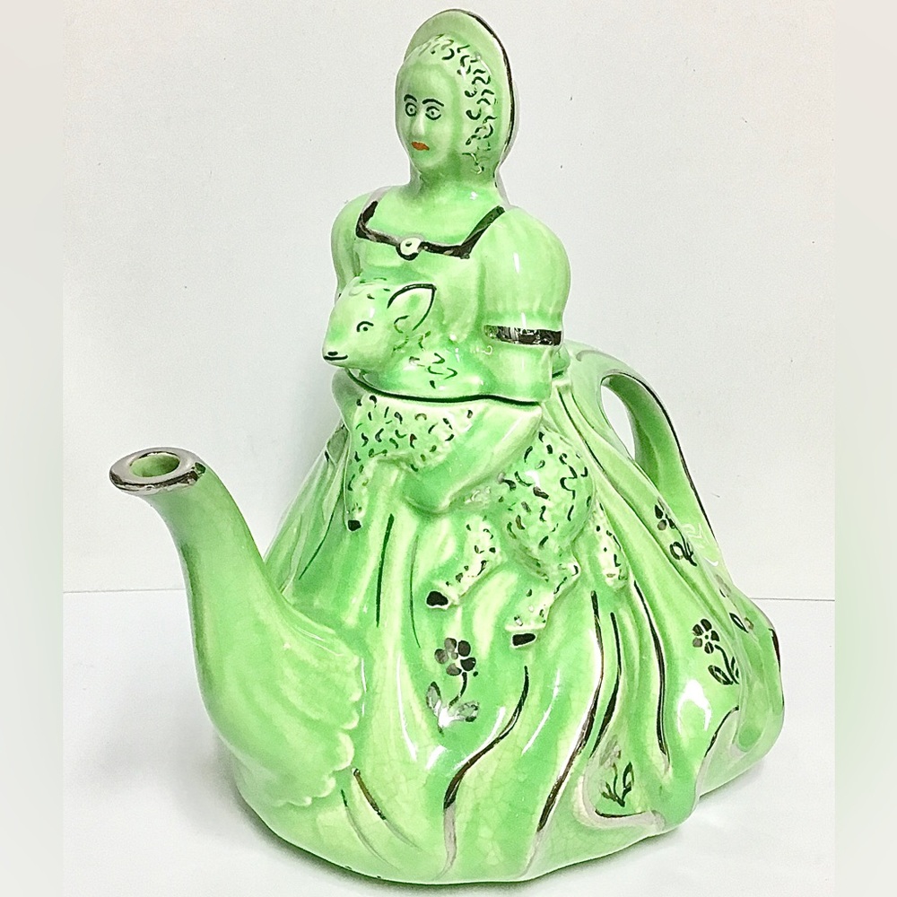 Antique Vintage Lingard ‘Mary Had A Little Lamb’ Teapot